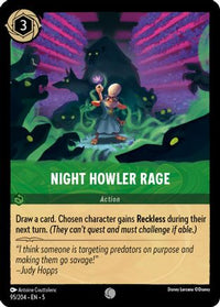 Night Howler Rage (95/204) [Shimmering Skies]
