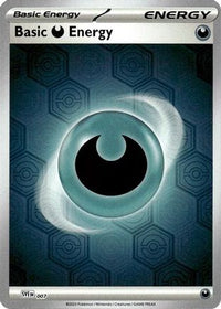 Basic Darkness Energy (Reverse Holofoil) (7) - SV Shrouded Fable Reverse Holofoil