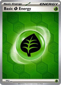 Basic Grass Energy (1) - SV Shrouded Fable Reverse Holofoil