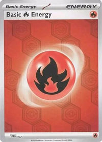 Basic Fire Energy (2) - SV Shrouded Fable Reverse Holofoil