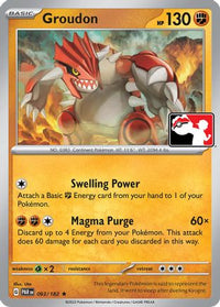 Groudon (93) - Prize Pack Series Cards