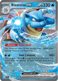 Blastoise ex (30/142) - SV07 Stellar Crown Holofoil