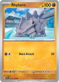 Rhyhorn (74/142) - SV07 Stellar Crown