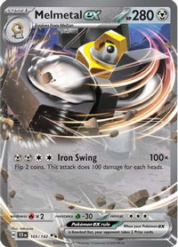 Melmetal ex (105/142) - SV07 Stellar Crown Holofoil