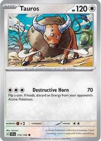 Tauros (112/142) - SV07 Stellar Crown