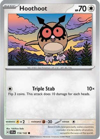 Hoothoot (114) - SV07 Stellar Crown