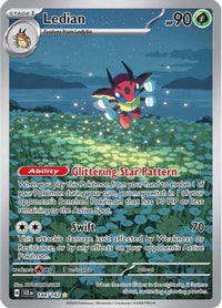 Ledian (144/142) - SV07 Stellar Crown Holofoil