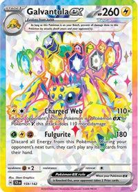 Galvantula ex (159/142)  - SV07 Stellar Crown Holofoil