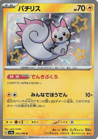 Pachirisu 243/190 - SV4a Shiny Treasure ex Holofoil (Japanese)