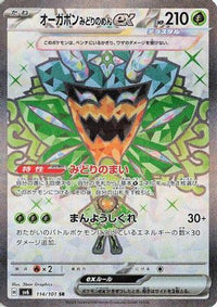 Teal Mask Ogerpon ex 114/101 - SV6 Transformation Mask Holofoil (Japanese)