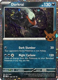 Darkrai (Cosmos Holo) (136/197) - Trick or Trade BOOster Bundle 2024 Holofoil
