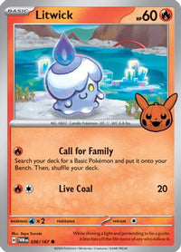 Litwick (36/167) - Trick or Trade BOOster Bundle 2024