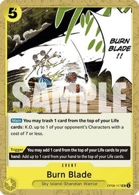 Burn Blade [Two Legends Pre-Release Cards]