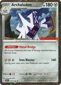 Archaludon (Cosmos Holo) (Gamestop Exclusive) (107) - Miscellaneous Cards & Products Holofoil