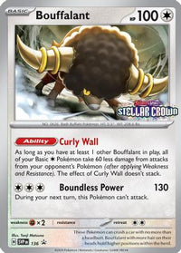 Bouffalant (136) - SV Scarlet & Violet Promo Cards Holofoil