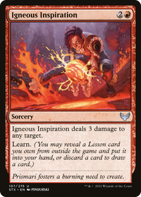 Igneous Inspiration [Strixhaven: School of Mages]