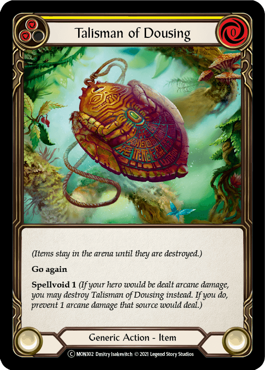 Talisman of Dousing [U-MON302-RF] (Monarch Unlimited) Unlimited Rainbow Foil - POKÉ JEUX
