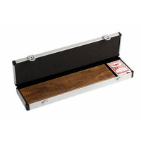 3 TRACK WALNUT CRIBBAGE W/ CARDS IN ALUMINUM CASE (EN) (Special Order)