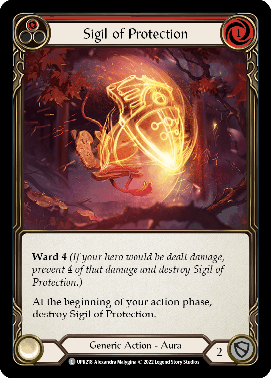 Sigil of Protection (Red) [UPR218] (Uprising) - POKÉ JEUX