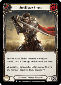 Steelblade Shunt (Yellow) [U-WTR127] (Welcome to Rathe Unlimited) Unlimited Normal - POKÉ JEUX