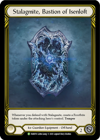 Stalagmite, Bastion of Isenloft (Golden) [FAB078] (Promo)  Cold Foil