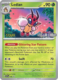 Ledian (Prerelease) [Staff] (133) - SV Scarlet & Violet Promo Cards Reverse Holofoil