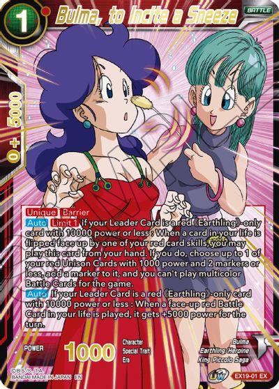 Bulma, to Incite a Sneeze (EX19-01) [Special Anniversary Set 2021] - POKÉ JEUX