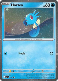 Horsea (Cosmo Holo) (137) - SV Scarlet & Violet Promo Cards Holofoil