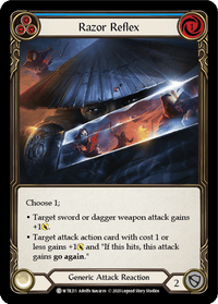 Razor Reflex (Blue) [U-WTR211] (Welcome to Rathe Unlimited) Unlimited Rainbow Foil - POKÉ JEUX