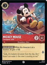 Mickey Mouse - Courageous Sailor (115/204) [Azurite Sea]