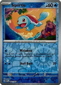 Squirtle (Reverse Cosmos Holo) (Costco Exclusive) (7/165) - Miscellaneous Cards & Products Holofoil