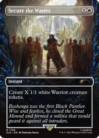 Secure the Wastes (Rainbow Foil) (SLD-1748) - Secret Lair Drop Series Foil