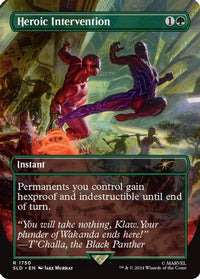 Heroic Intervention (Rainbow Foil) (SLD-1750) - Secret Lair Drop Series Foil