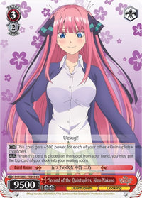 Deuxième des quintuplés, Nino Nakano (5HY/W83-TE25S SR) [The Quintessential Quintuplets] 