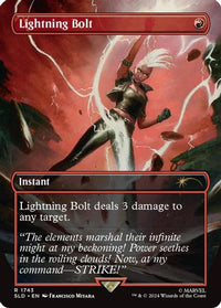 Lightning Bolt (1743) (Rainbow Foil) (SLD-1743) - Secret Lair Drop Series Foil