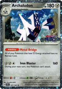 Archaludon (Cosmos Holo) (Stellar Crown Stamp) (107/142)  - Miscellaneous Cards & Products Holofoil