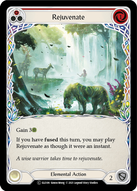 Rejuvenate (Red) [U-ELE106] (Tales of Aria Unlimited) Unlimited Normal - POKÉ JEUX