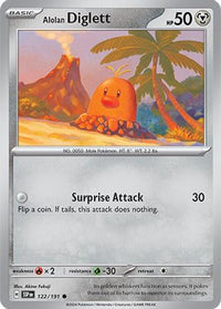 Alolan Diglett (122/191) - SV08 Surging Sparks