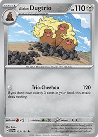 Alolan Dugtrio (123/191)  - SV08 Surging Sparks