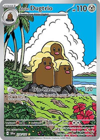 Alolan Dugtrio (208/191)  - SV08 Surging Sparks Holofoil