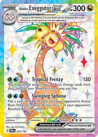 Alolan Exeggutor ex (225/191)  - SV08 Surging Sparks Holofoil
