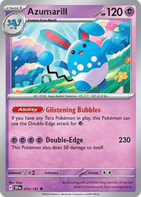 Azumarill (74) - SV08 Surging Sparks