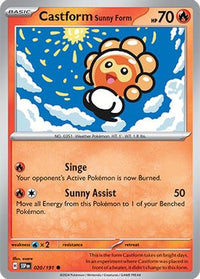Castform Sunny Form (20/191) - SV08 Surging Sparks