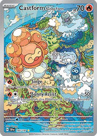 Castform Sunny Form (195/191)  - SV08 Surging Sparks Holofoil