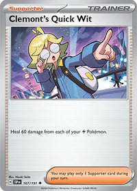 Clemont's Quick Wit (167/191) - SV08 Surging Sparks