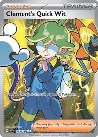 Clemont's Quick Wit (229/191) - SV08 Surging Sparks Holofoil