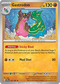 Gastrodon (107/191) - SV08 Surging Sparks Holofoil