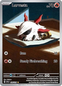 Larvesta (196/191) - SV08 Surging Sparks Holofoil