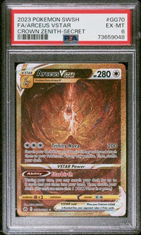 ARCEUS VSTAR #GG70 PSA 6 Cert #73659048