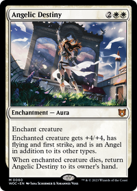 Angelic Destiny [Wilds of Eldraine Commander]